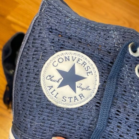 Converse Blue High-Top Sneakers - Picture 11 of 12